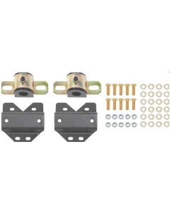 Mopar 15/16" Front Sway Bar Bushing and Adaptor Bracket Kit (Black)