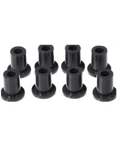 1960-76 Mopar A-Body Urethane Shackle Bushing Set (Black)