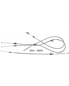 1966-70 Mopar B-Body Brake Cable Set W/O Intermediate Cable