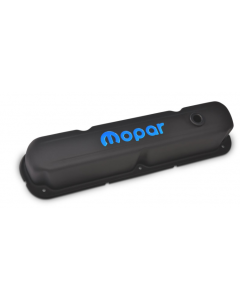 Mopar Performance Steel Valve Covers, Black, Small Block