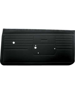 1968 Camaro Standard Front Door Panels (Black) - Pair