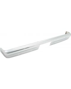 1981-91 GM Truck Fleetside Rear Bumper Without Impact Strip Holes - Chrome