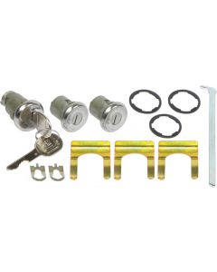 1967-84 Door & Trunk Lock Set (Late Style Key)