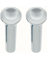 1964-74 Mopar A / B-Body Door Lock Knobs Chrome (Pair)